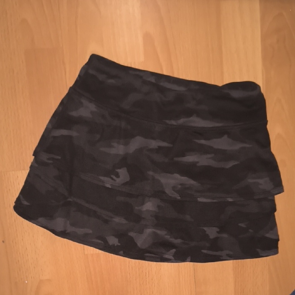 Athleta | Black Camouflage Skort